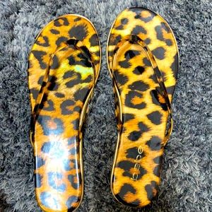 Cheetah Print Bebe Sandals